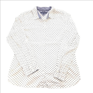 Tommy Hilfiger Classic Fit Fitted Longsleeve Button Down Shirt Size Large